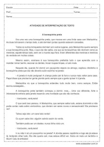 Interpretação de texto: A bonequinha preta - 5º ano