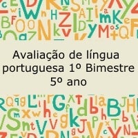 Prova de Língua Portuguesa 1º Bimestre - 5º ano