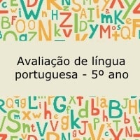 Prova de Língua Portuguesa - 5º an