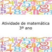 Atividade de matemática - 3º ano