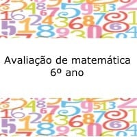 Avaliação de matemática - 6º ano