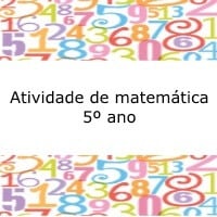 Atividade de matemática - 5º ano