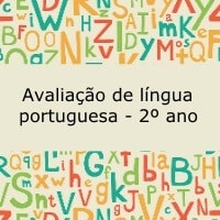 Avaliação de língua portuguesa - 2º ano