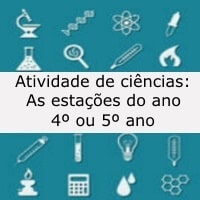 Atividade de ciências: As estações do ano - 4º ou 5º ano