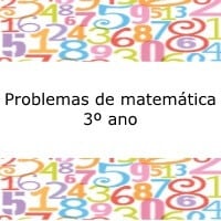 Problemas de matemática - 3º ano