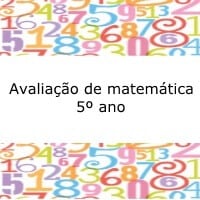 Avaliação de matemática - 5º ano