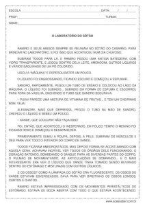Interpretação de texto: O laboratório do sótão - 4º ou 5º ano