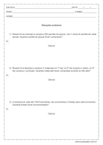 Situações problema de matemática: Multiplicação - 4º ou 5º ano