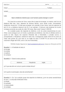Atividade de português: Palavras paroxítonas - 8º ano