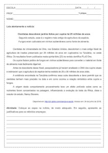 Atividade de português: Coloque as aspas - 1º ano do ensino médio