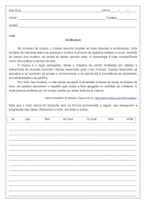 Atividade de português: Coesão textual - 3º ano do ensino médio