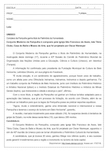 Atividade de língua portuguesa: Modo Indicativo - 8º ano