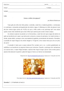 Atividade de língua portuguesa: Predicativo do sujeito - 2º ano do ensino médio