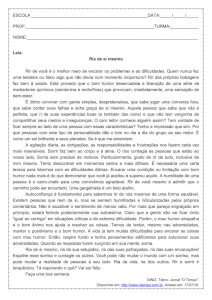 Atividade de língua portuguesa: Concordância nominal "E necessário" - 9º ano