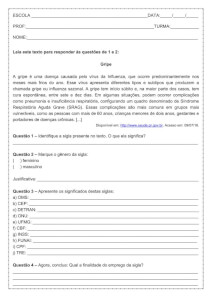 Atividade de Português: Sobre as siglas - 9º ano