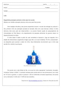 Atividade de língua portuguesa: Substantivo primitivo e derivado - 1º ano do ensino médio