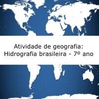 Atividade de geografia: Hidrografia brasileira - 7º ano