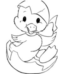 desenho de patinho