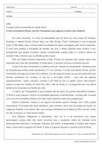 Interpretação de texto: Resenha de filme - 1º ano do ensino médio