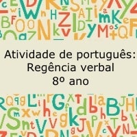 Atividade de português: Regência verbal - 8º ano