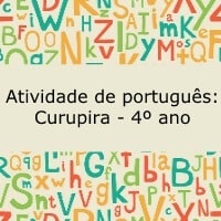 Atividade de português: Curupira - 4º ano