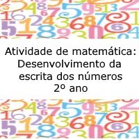 Exercícios de Matemática: Desenvolvimento da escrita dos números - 2º ano