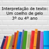 Interpretação de texto: Um coelho de gelo - 3º ou 4º ano